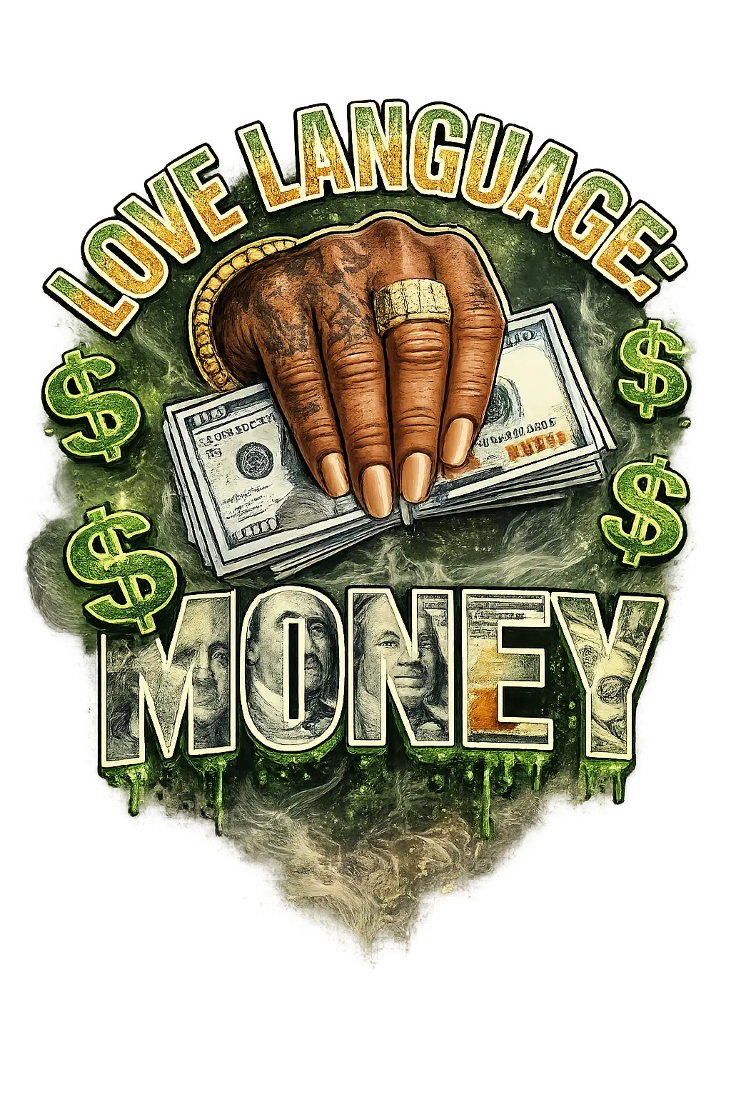 Love Language Money Hoodie Southern Creations ATL