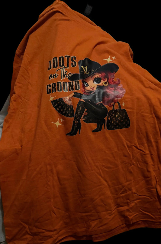 Boots on the Ground Designer shirt Southern Creations ATL