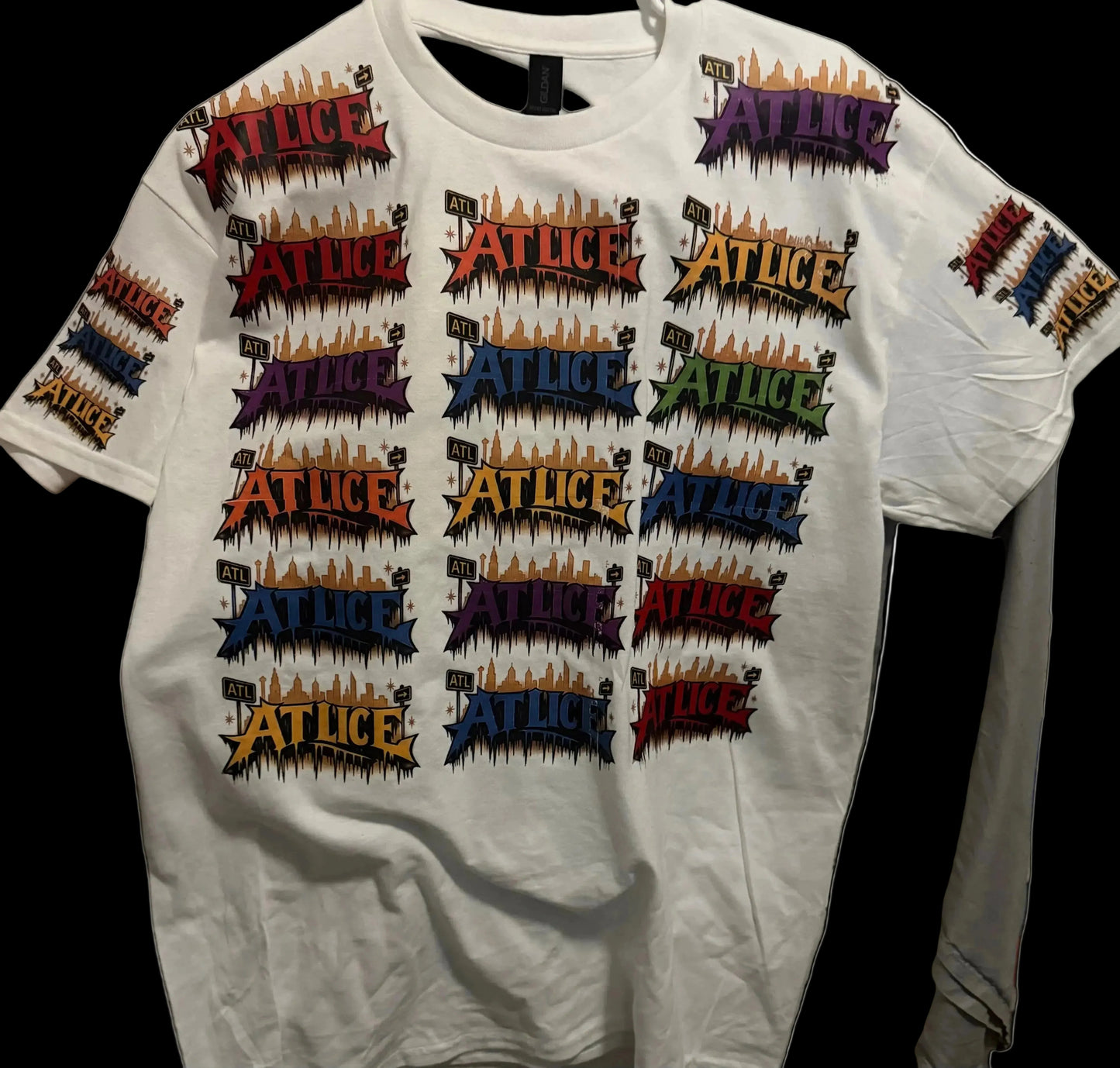 Atlanta Ice(Sequenced Throwback)T Shirt Southern Creations ATL Southern Creations ATL