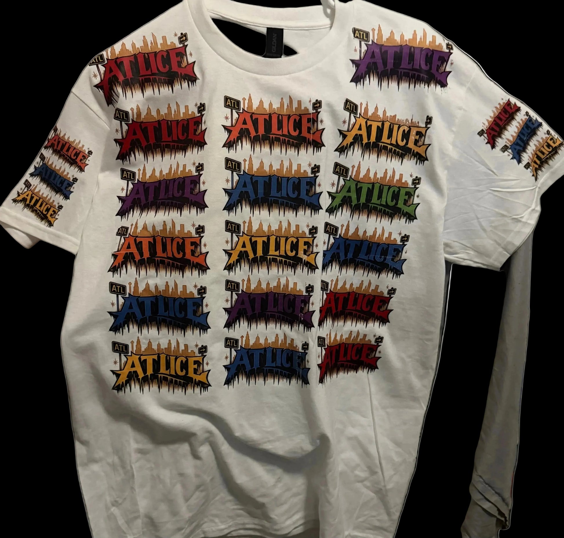 Atlanta Ice(Sequenced Throwback)T Shirt Southern Creations ATL Southern Creations ATL