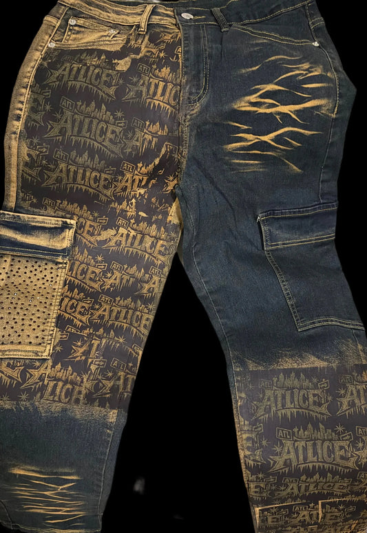 Atlanta Ice(Two Tone Designer Jeans) Southern Creations ATL