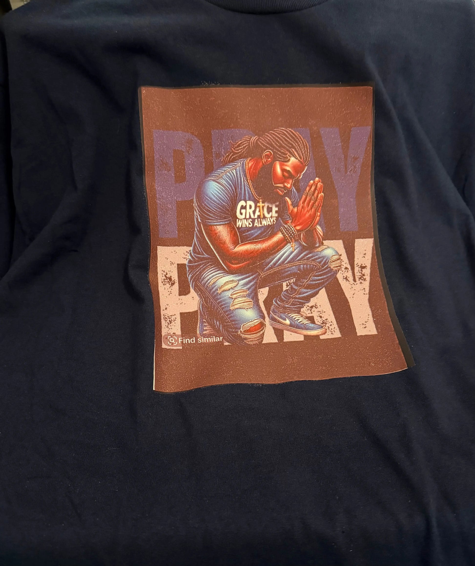 Pray(Faith based for Men T shirt) Southern Creations ATL